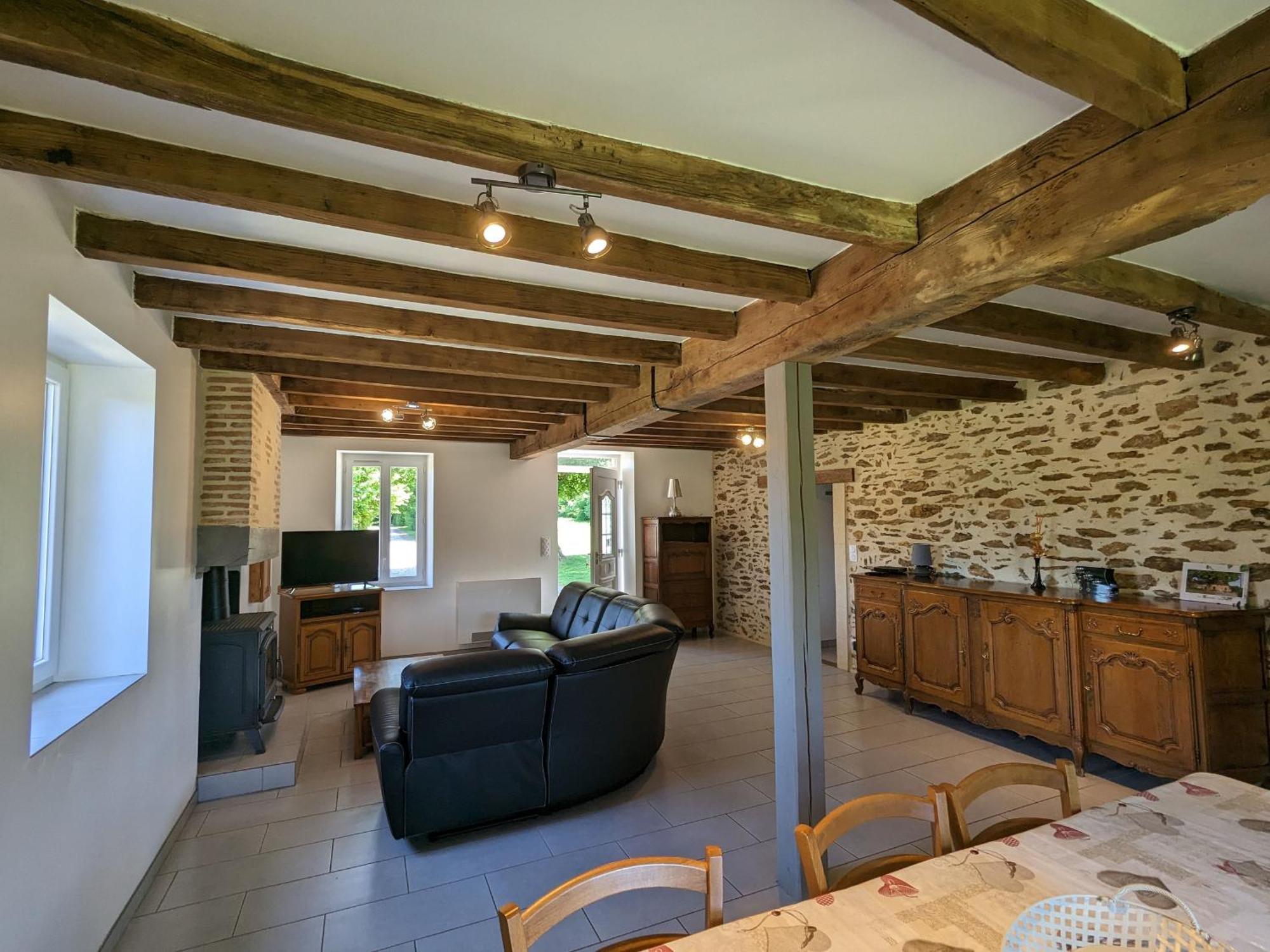Willa Grande Ferme Renovee Avec Jardin Et Loisirs A Proximite - Fr-1-591-155 Pouligny-Notre-Dame Zewnętrze zdjęcie